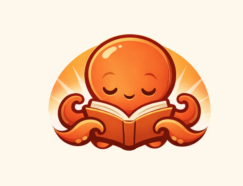 Octopus reading